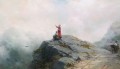 Ivan Aivazovsky dante montre l’artiste dans les nuages ​​inhabituels Montagne